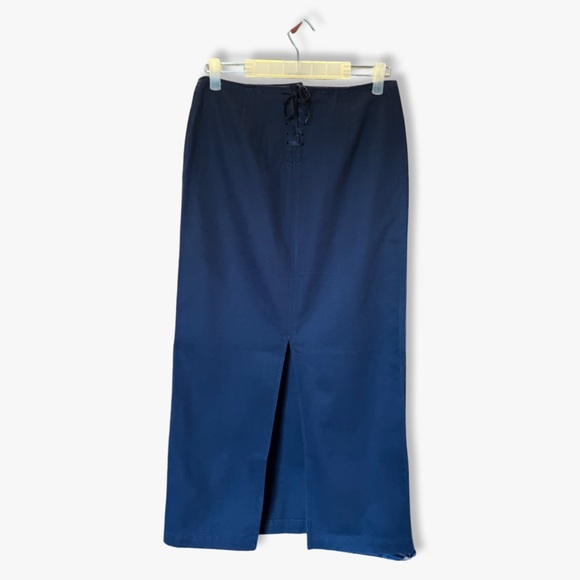 Ralph Lauren Navy Midi Skirt - Picture 3 of 7